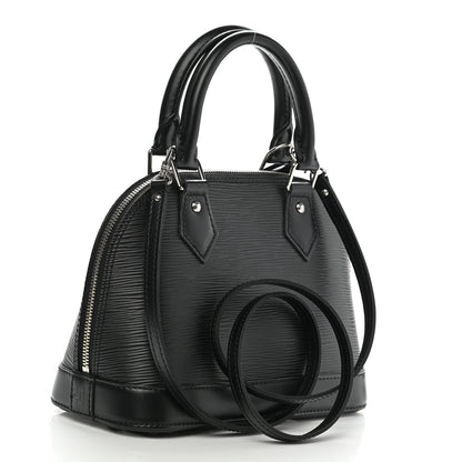 Louis Vuitton Epi Alma BB Black 3 of 9
