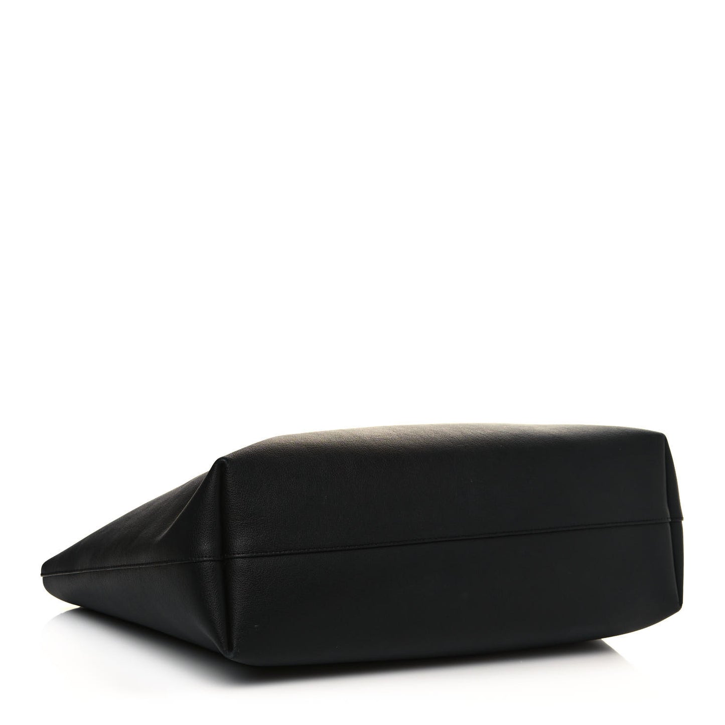 Calfskin Large Shopping Tote Black