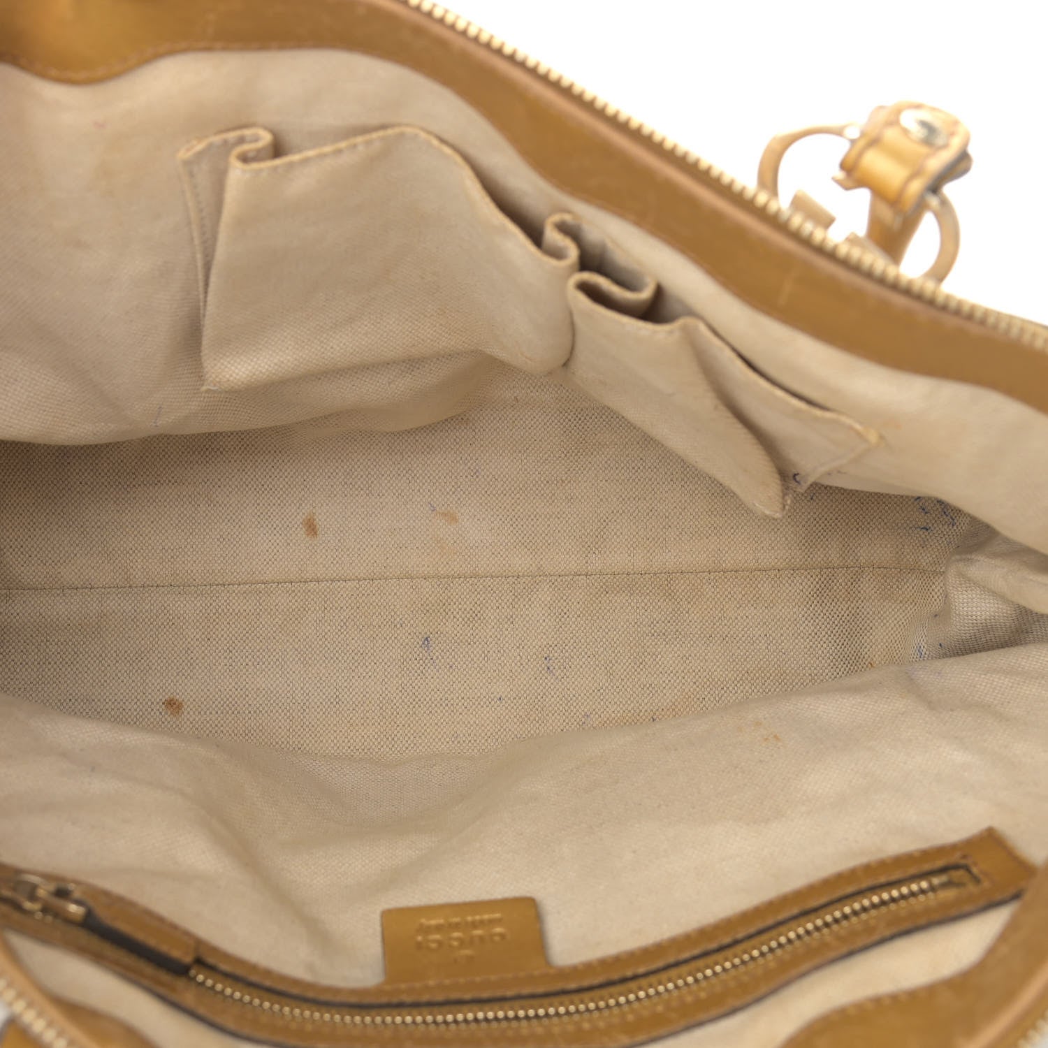 Gucci Monogram Small Lovely Heart Tote Gold 5 of 13