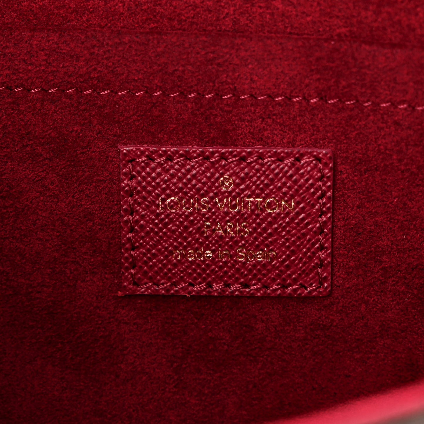 Monogram Pochette Felicie Chain Wallet Fuchsia