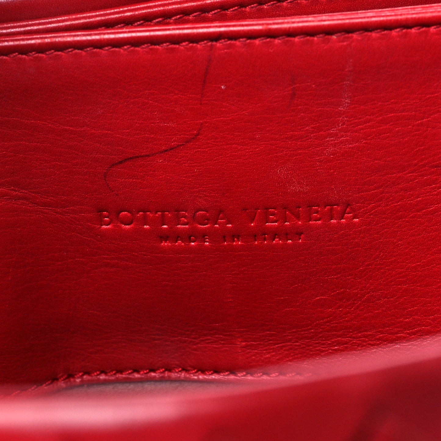 Nappa Intrecciato Medium Roma Tote Red