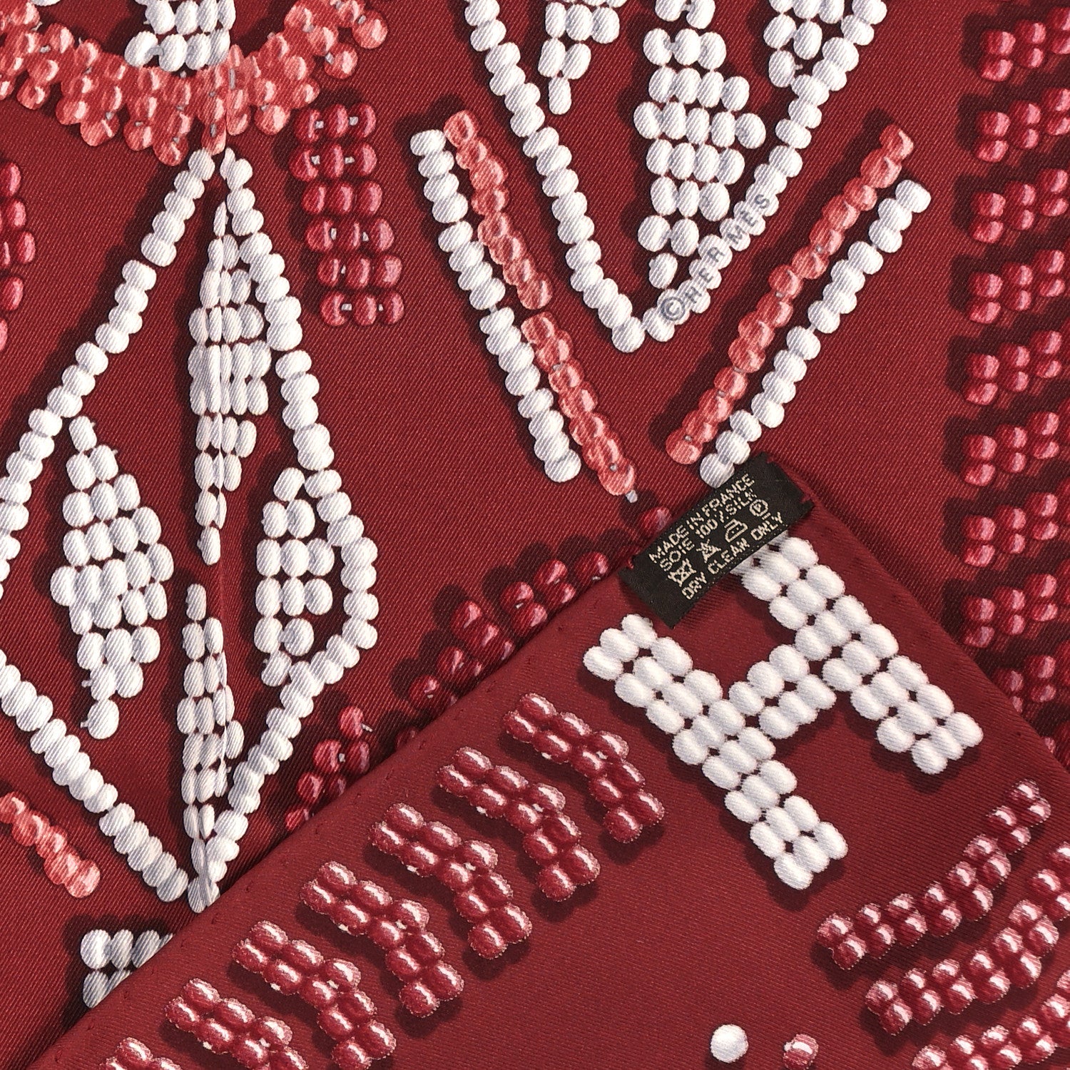 Hermes Silk Kelly En Perles Scarf 70 4 of 4