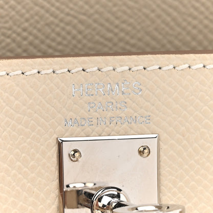 Hermes Epsom Kelly Sellier 25 Craie 6 of 13