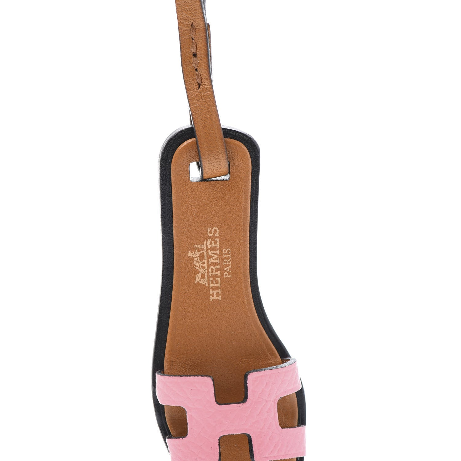 Hermes Epsom Butler Calfskin Hunter Oran Nano Bag Charm Rose Confetti Sable 4 of 6