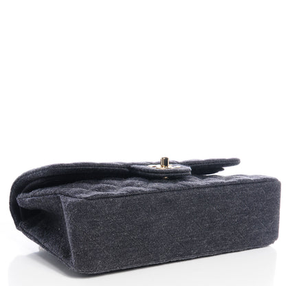 Chanel Jersey Small Double Flap Navy 4 of 9