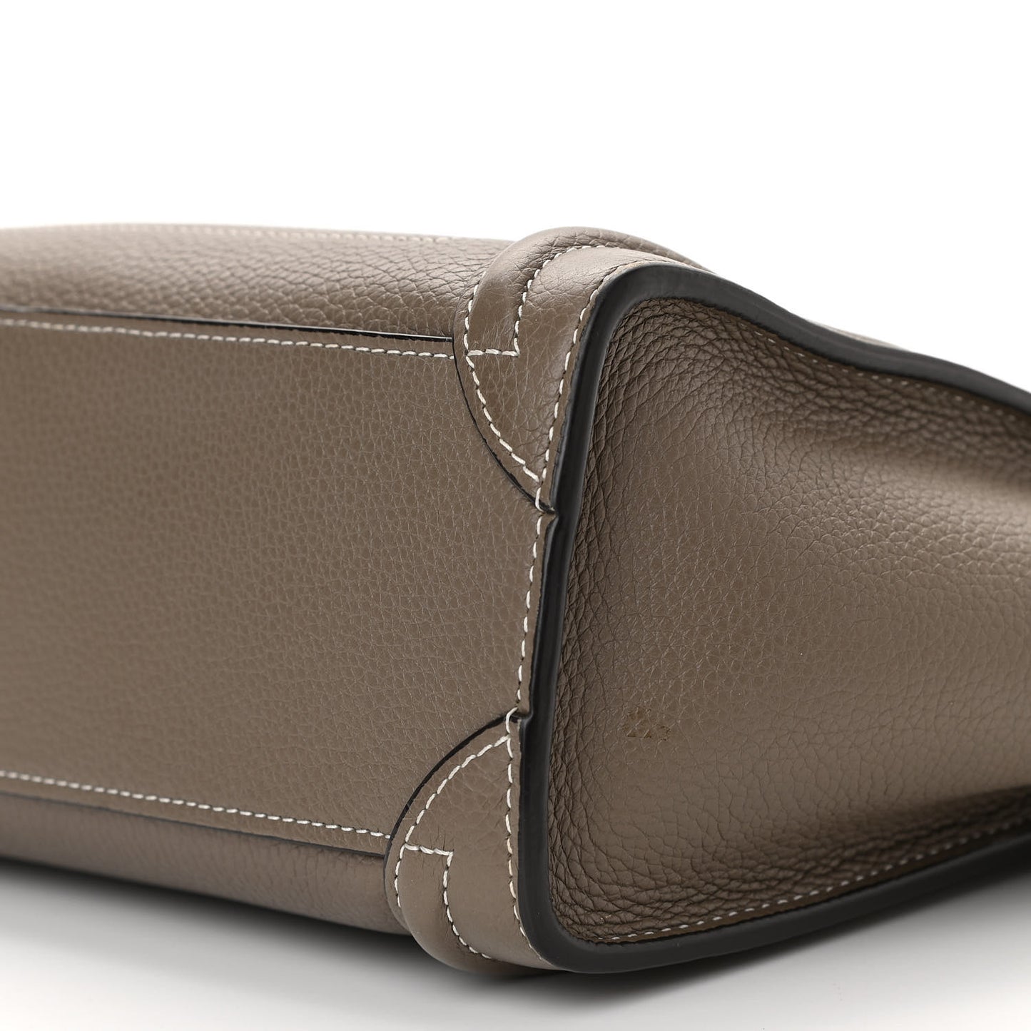 Drummed Calfskin Nano Luggage Souris