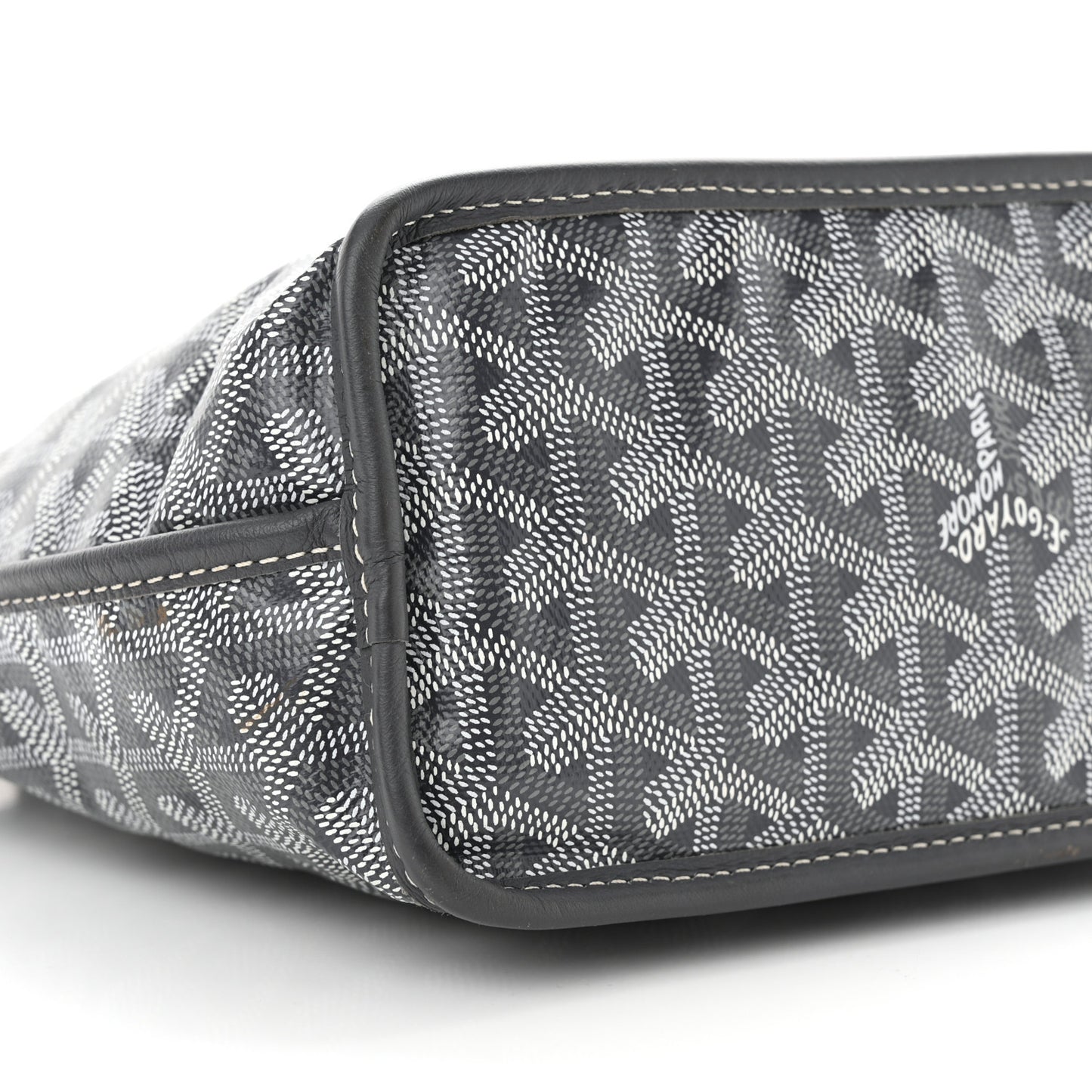 Goyardine Reversible Mini Anjou Grey