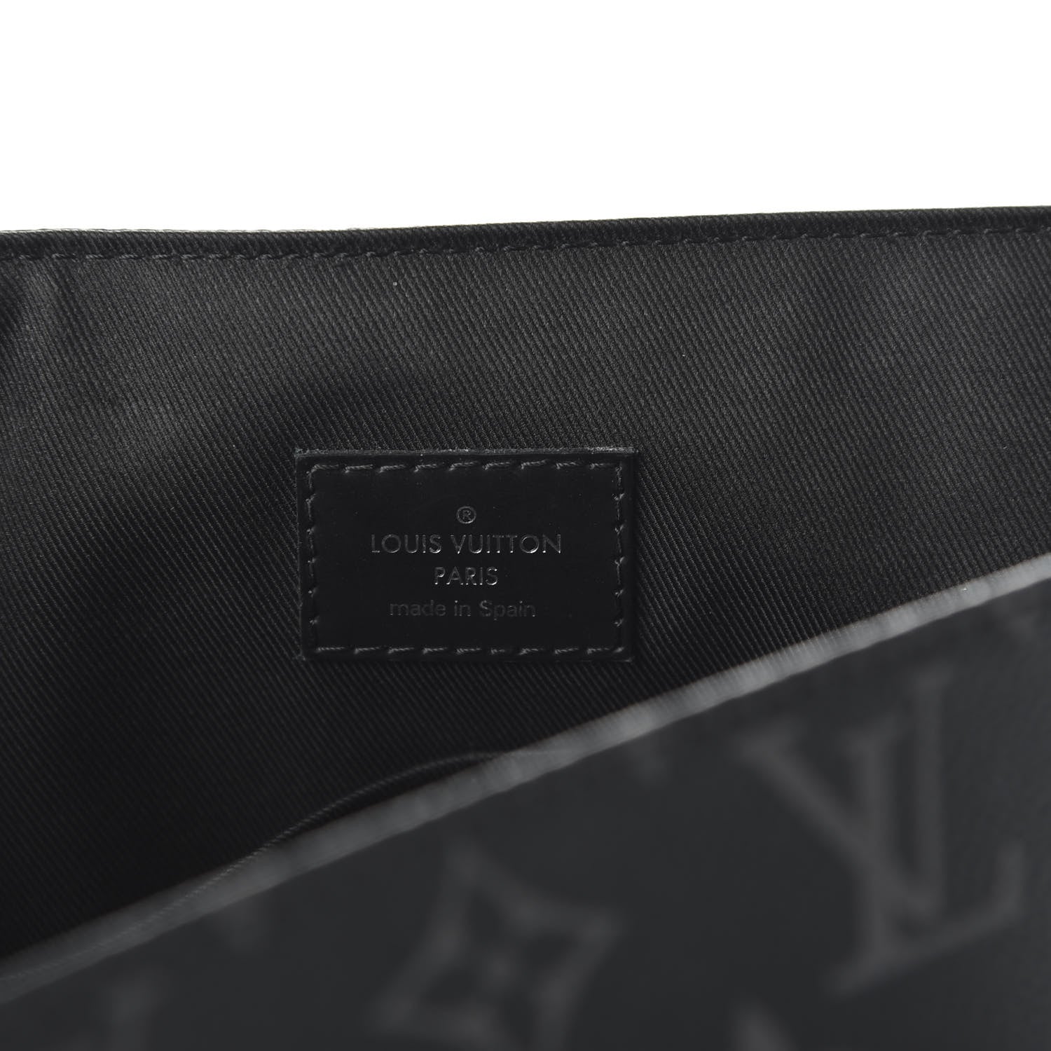 Louis Vuitton Monogram Eclipse Explorer MM Black 8 of 9