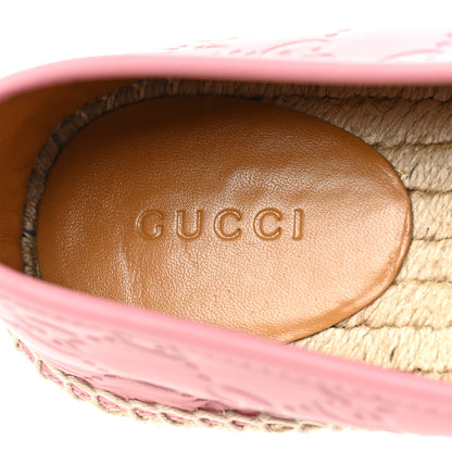 Gucci Guccissima Signature Espadrilles 40 Rose Baby Candy 8 of 8