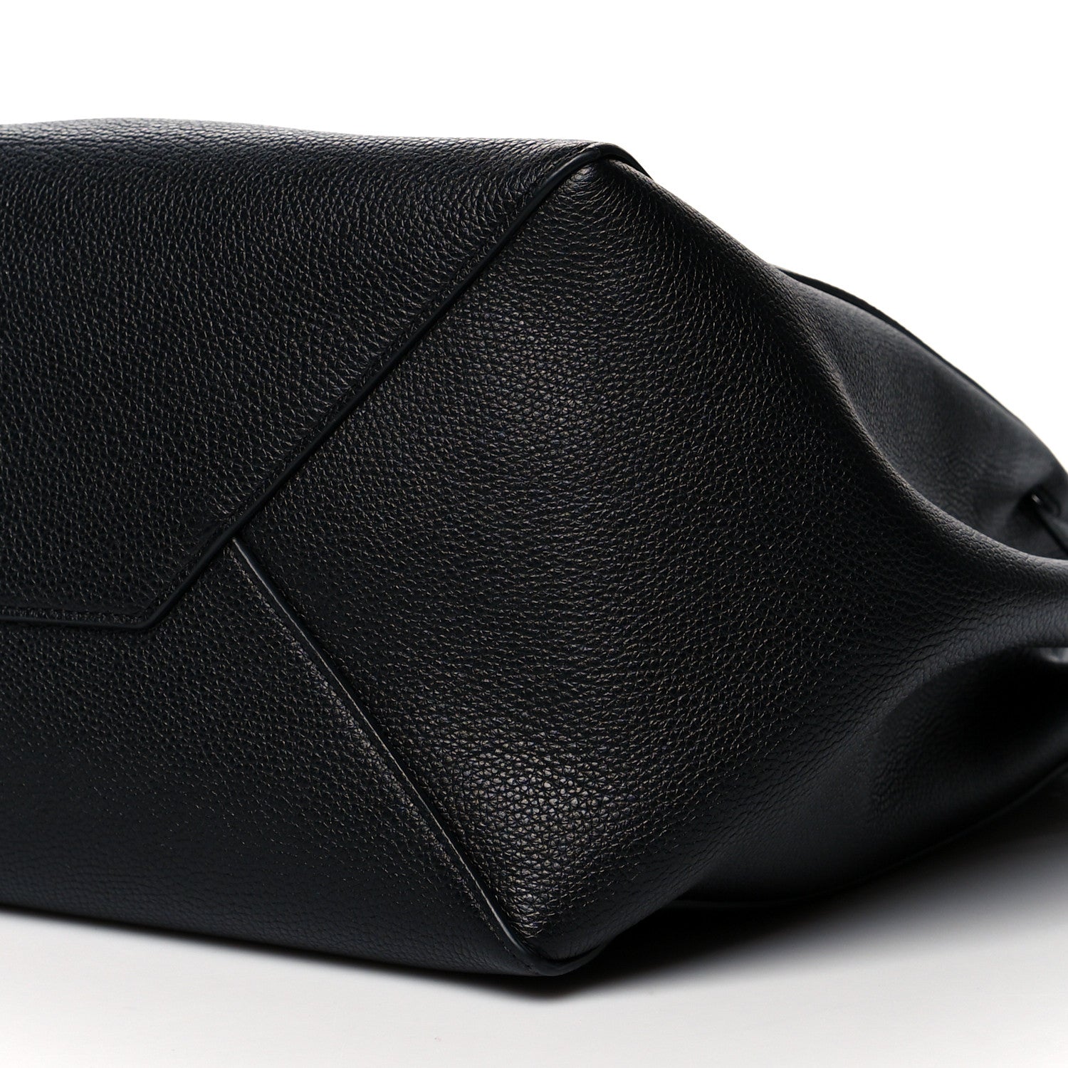 Celine Soft Grained Calfskin Small Belt Cabas Phantom Black 8 of 11