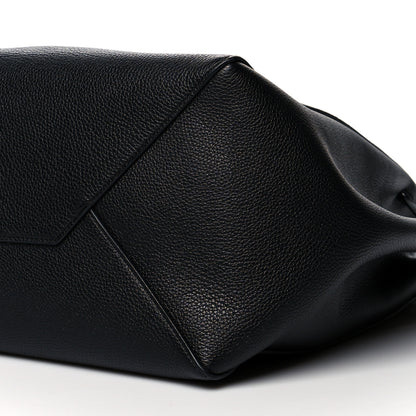 Celine Soft Grained Calfskin Small Belt Cabas Phantom Black 8 of 11
