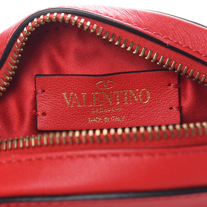 Valentino Garavani Calfskin VLogo Round Crossbody Bag Rouge Pur 6 of 8