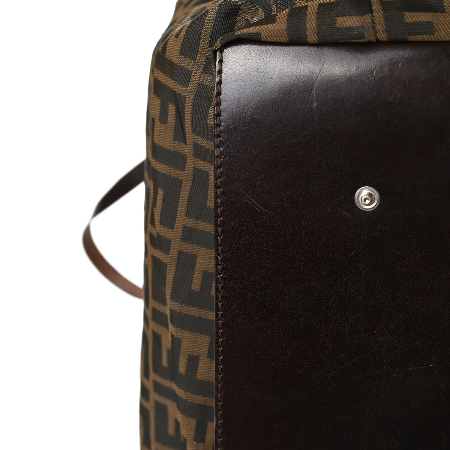 Fendi Zucca Shopping Tote Tobacco 23 of 24