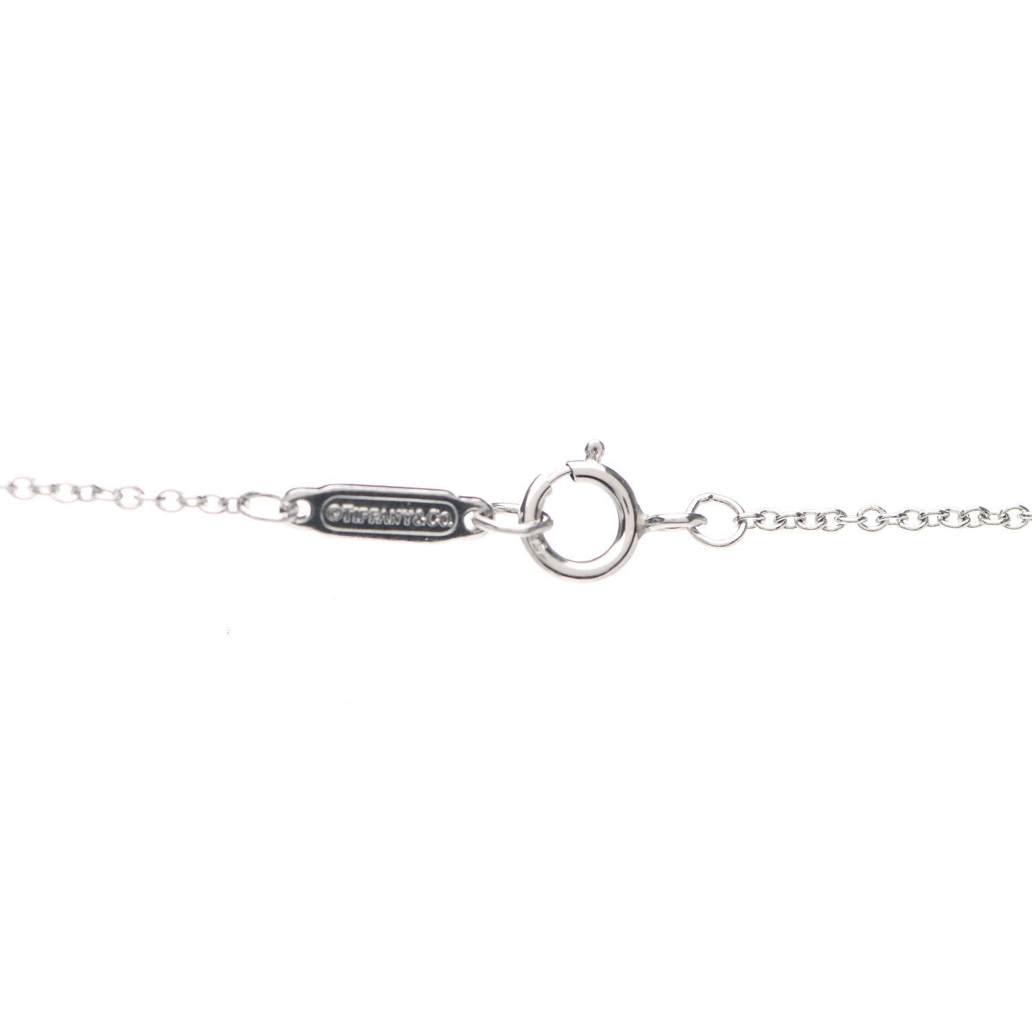 Tiffany Platinum Diamond Blue Sapphire Enchant Dragonfly Key Pendant Necklace 5 of 6