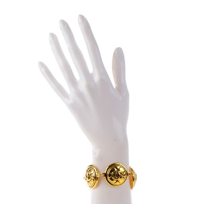 Chanel CC Medallion Bracelet Gold 2 of 4