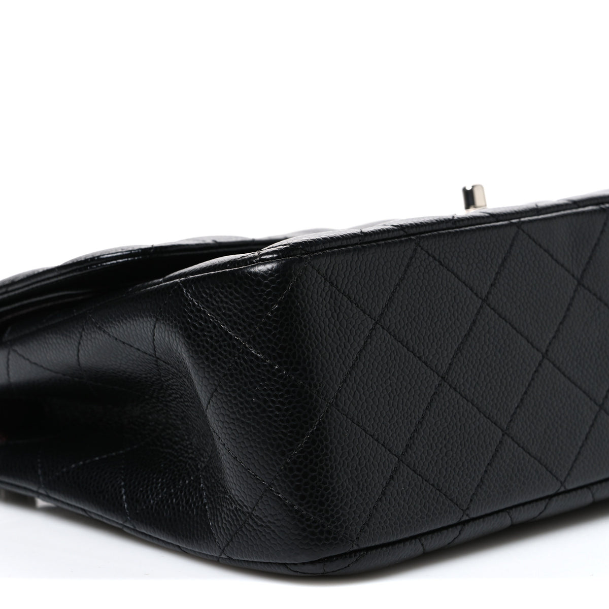 Chanel Caviar Quilted Jumbo Double Flap Black 9 of 10