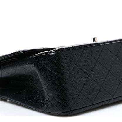 Chanel Caviar Quilted Jumbo Double Flap Black 9 of 10