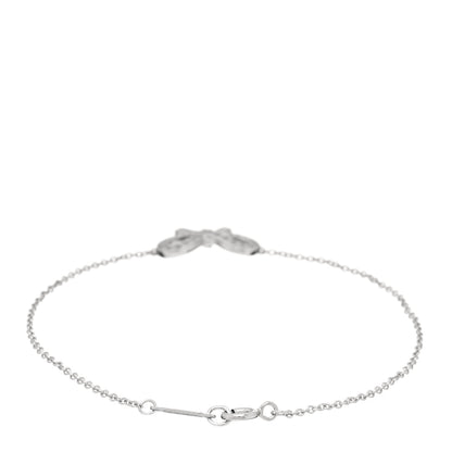Tiffany Platinum Diamond Bow Bracelet 2 of 3