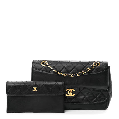 Chanel Lambskin Quilted Small Single Flap Black 1 of 12