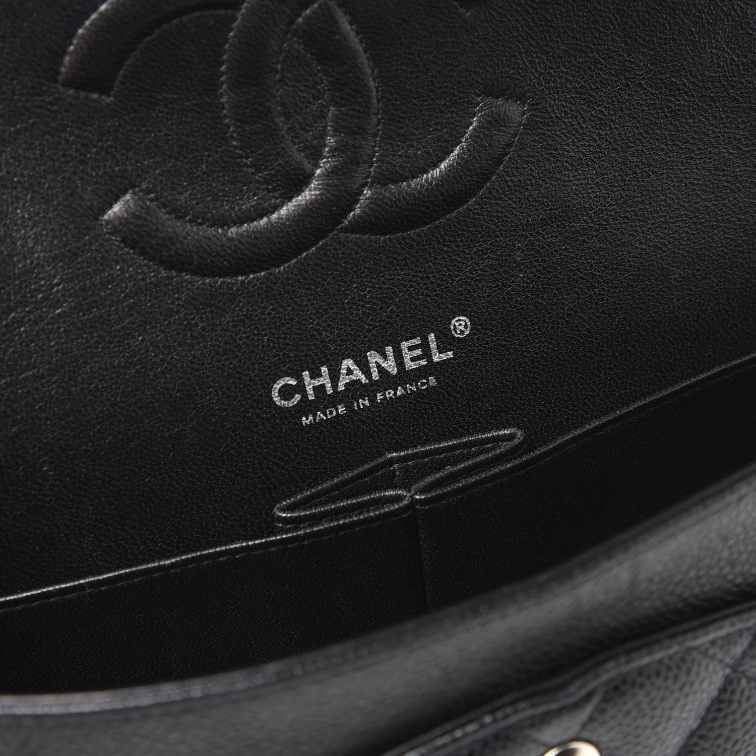 Chanel Caviar Quilted Medium Double Flap Black 5 of 10