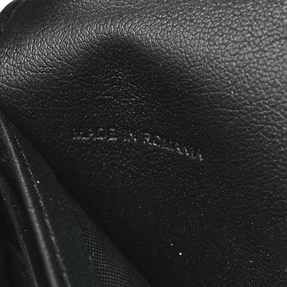 Givenchy Textured Coated Canvas Magnolia and Moth Flap Wallet Black 7 of 13