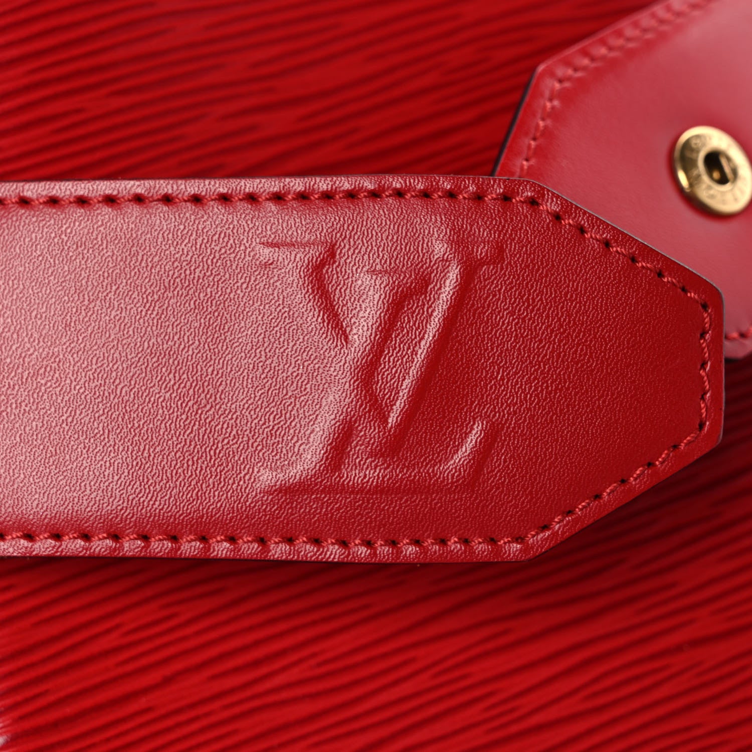 Louis Vuitton Epi Sac D'Epaule Castillan Red 11 of 11