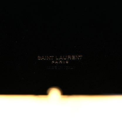 Saint Laurent Plexiglass Monogram Minaudiere Tuxedo Box Clutch Pale Sun Oro Antico 7 of 10