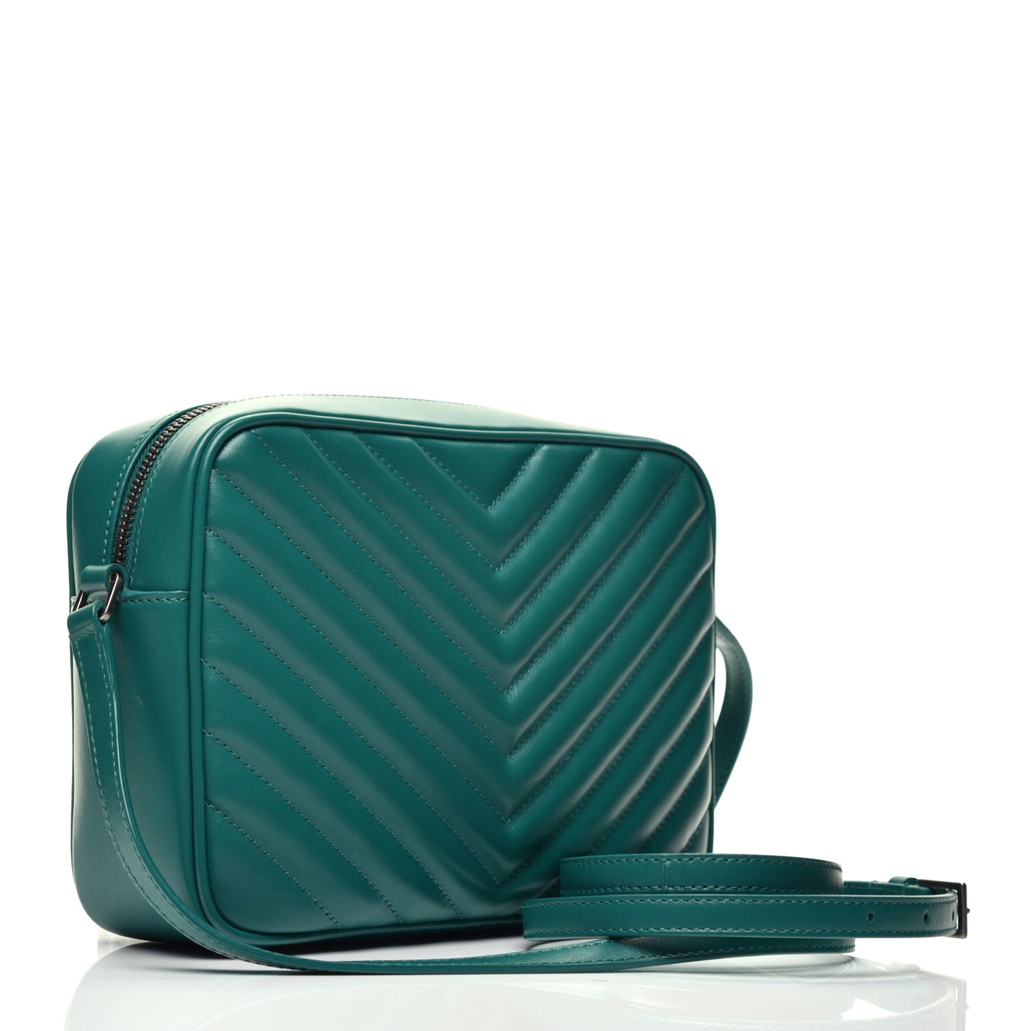 Calfskin Matelasse Monogram Lou Camera Bag Green