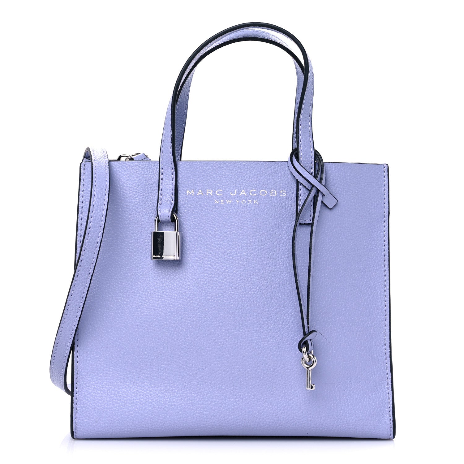 Marc Jacobs Grained Calfskin Mini Grind Tote Purple 1 of 12