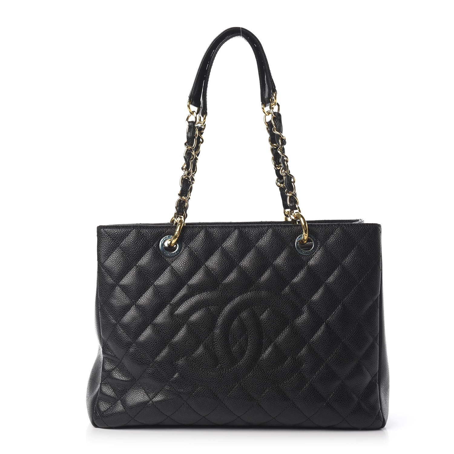 Chanel Caviar Quilted Grand Shopping Tote GST Black 1 of 11