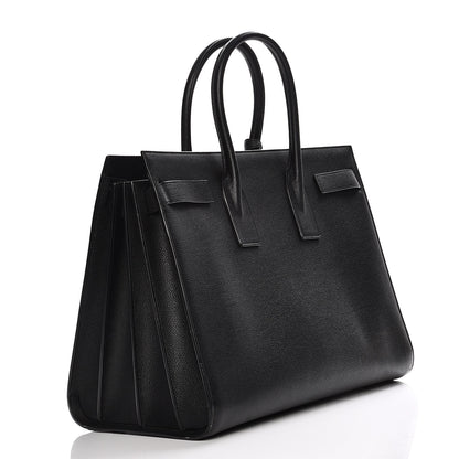 Saint Laurent Grained Calfskin Large Sac De Jour Carryall Black 4 of 18