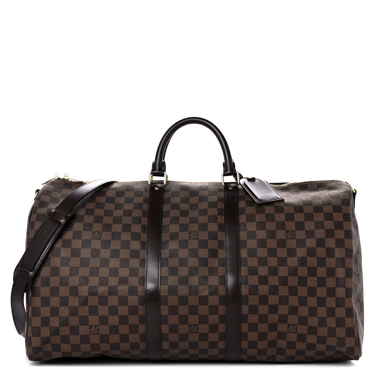 Louis Vuitton Damier Ebene Keepall Bandouliere 55 1 of 8