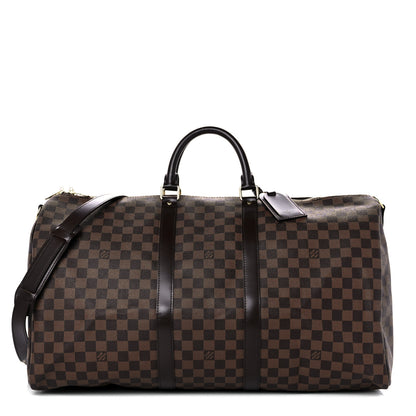 Louis Vuitton Damier Ebene Keepall Bandouliere 55 1 of 8