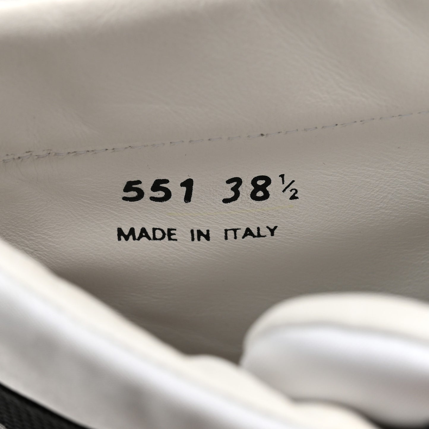 Re-Nylon Gabardine Metal Triangle Logo Wheel Pouch Pocket High Top Sneakers 38.5 White