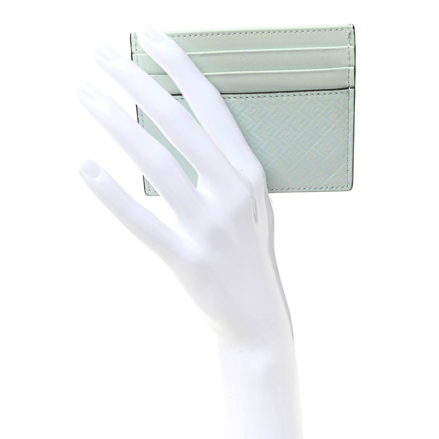 Fendi Vitello Grace Micro FF Card Holder Mint 2 of 8