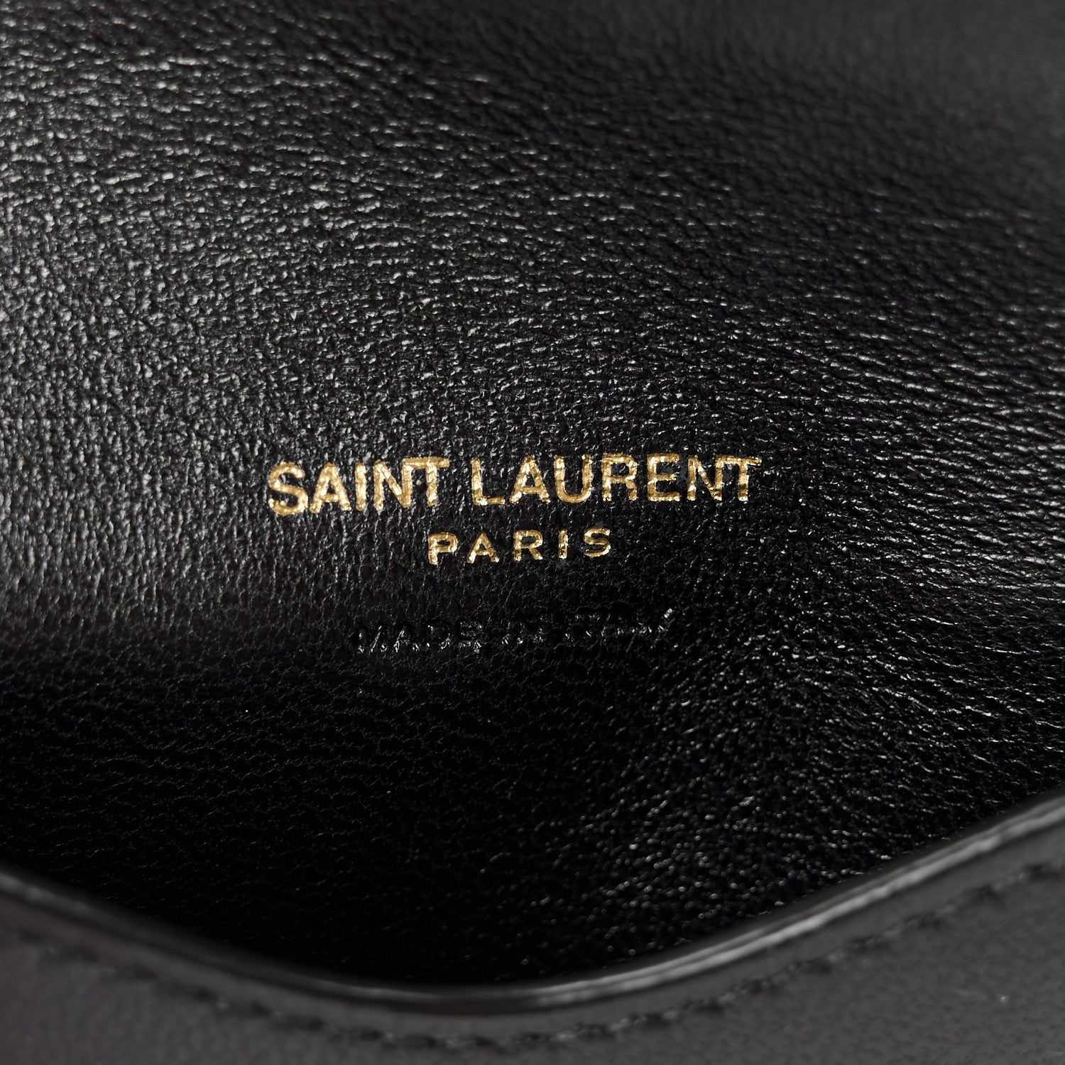 Saint Laurent Lambskin Chevron Quilted Small Loulou Black 10 of 13