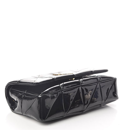 Saint Laurent Patent Patchwork Monogram Medium Jamie Black 4 of 8
