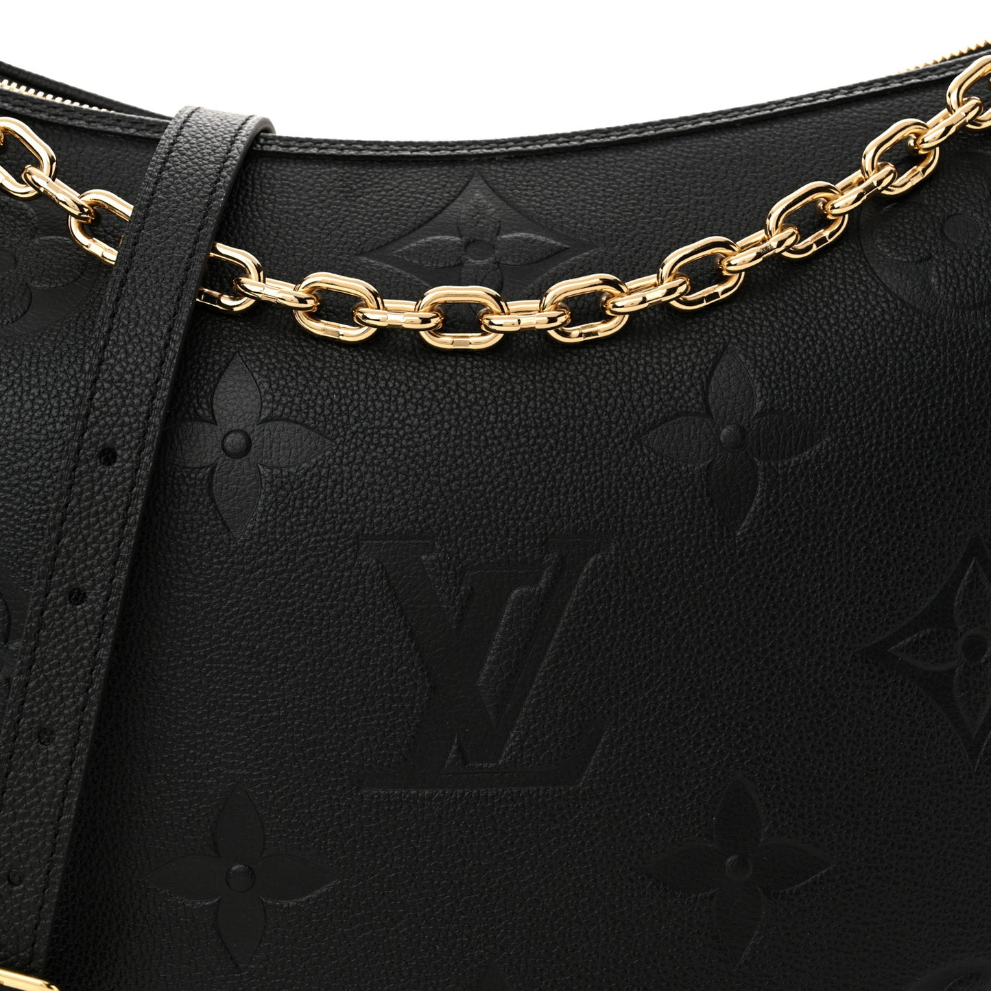 Empreinte Monogram Giant Loop Hobo Black