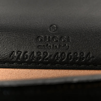 Gucci Velvet Skipper Crystal GG Monogram Super Mini Dionysus Shoulder Bag Black 6 of 10