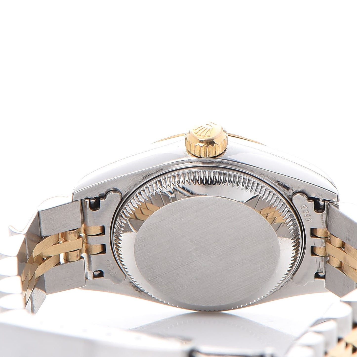 Stainless Steel 18K Yellow Gold 26mm Oyster Perpetual Datejust Watch White 79173