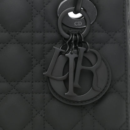 Christian Dior Ultra Matte Calfskin Cannage Small My ABCDior Lady Dior Black 8 of 9