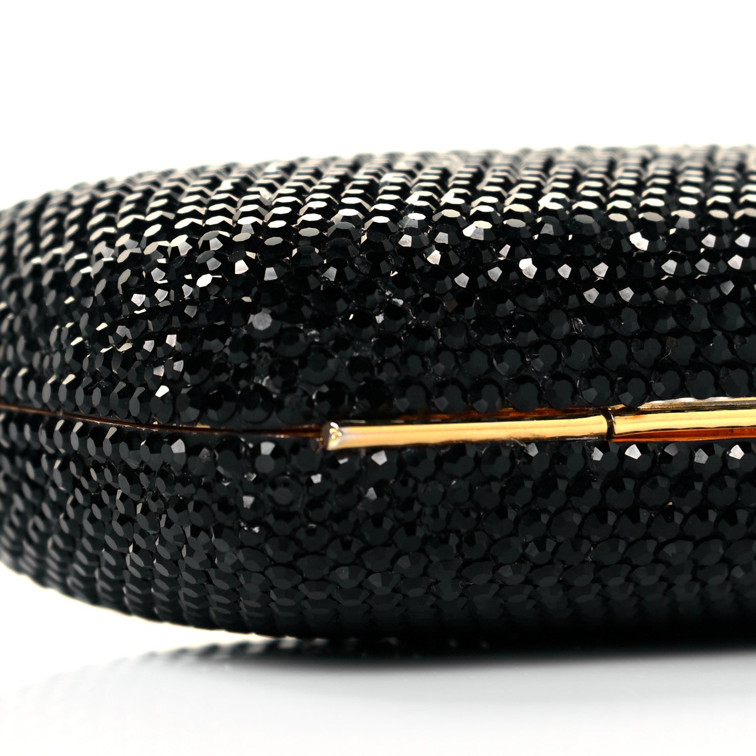 Judith Leiber Swarovski Crystal Minaudiere Clutch Black 7 of 9