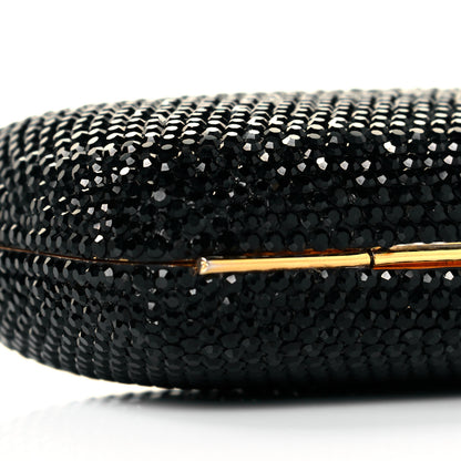 Judith Leiber Swarovski Crystal Minaudiere Clutch Black 7 of 9