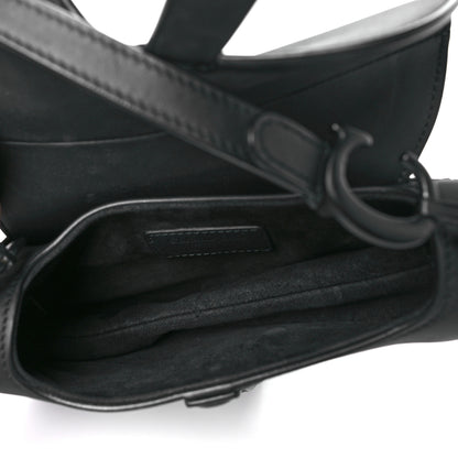 Christian Dior Ultra Matte Calfskin Mini Saddle Bag Black 5 of 12