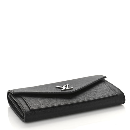 Louis Vuitton Soft Calfskin My Lockme Wallet Black 4 of 8