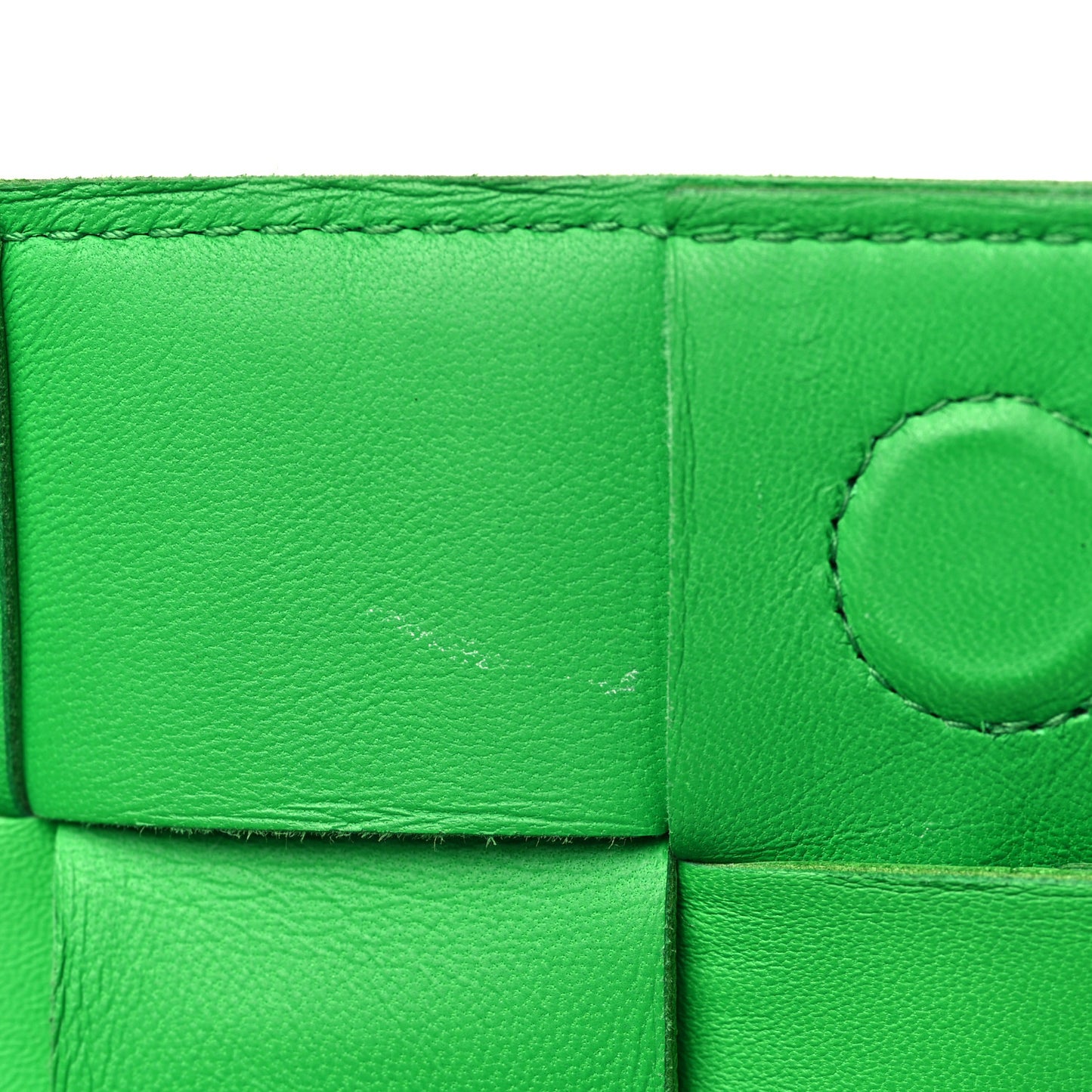 Nappa Maxi Intrecciato Fringed Cassette Crossbody Bag Parakeet