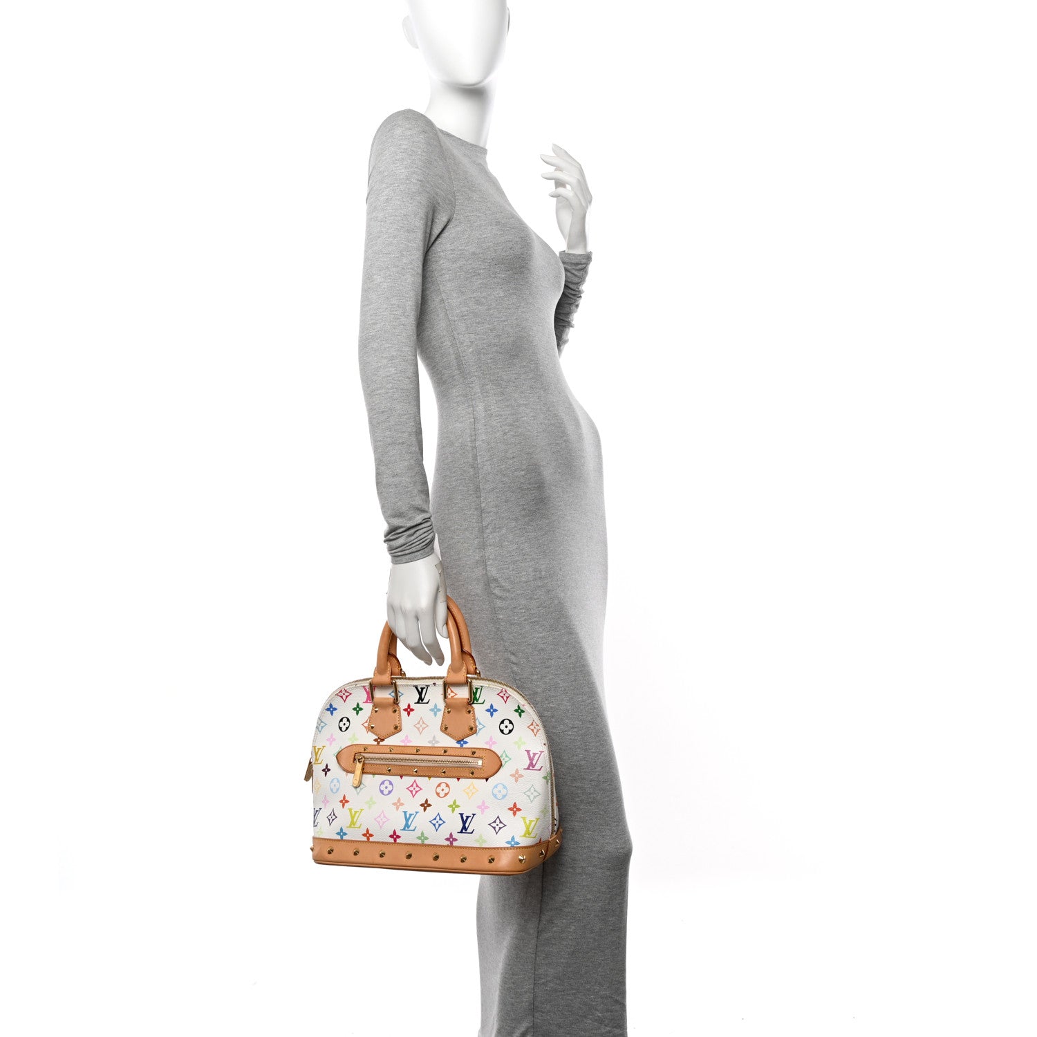 Louis Vuitton Monogram Multicolor Alma White 2 of 14