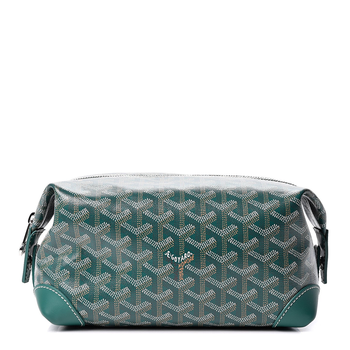 Goyardine Boeing 25 Trousse de Toilette Green