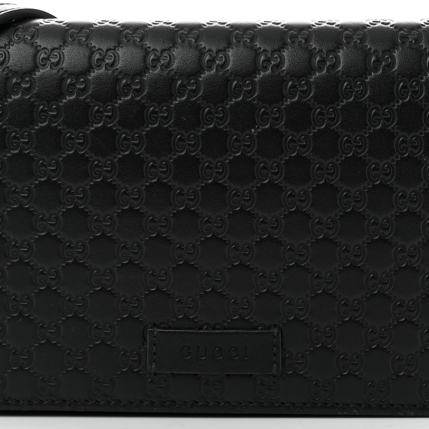 Gucci Microguccissima Crossbody Wallet Black 7 of 10