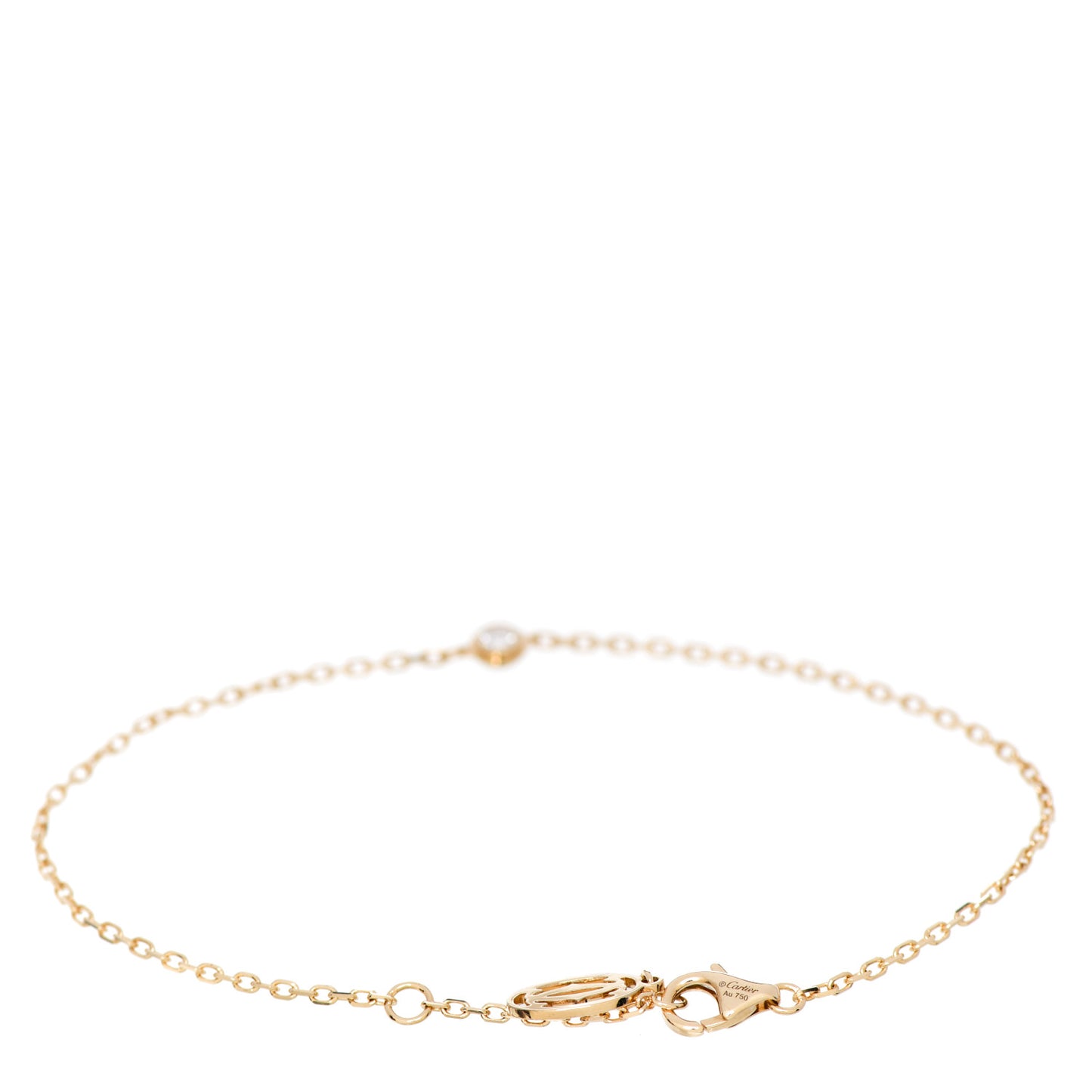 18K Yellow Gold Diamond SM D'Amour Bracelet
